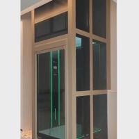 Elevador de tração residencial de porta giratória única / elevador doméstico de controle VVVF