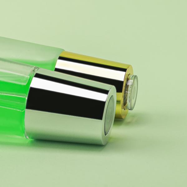 стеклянная бутылка капельницы 30ml с капельницей прессы лоснистой золотой мычки печатания шелковой ширмы логотипа левой