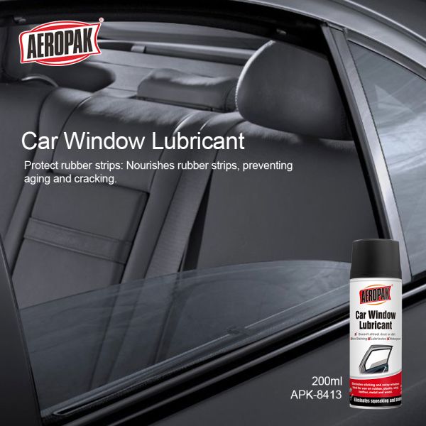 Aeropak 200ml Aerosol High Performance Door Window Lubricant Spray Prevent Noise Multipurpose Car Lubricant Oil Tinplate Can 3