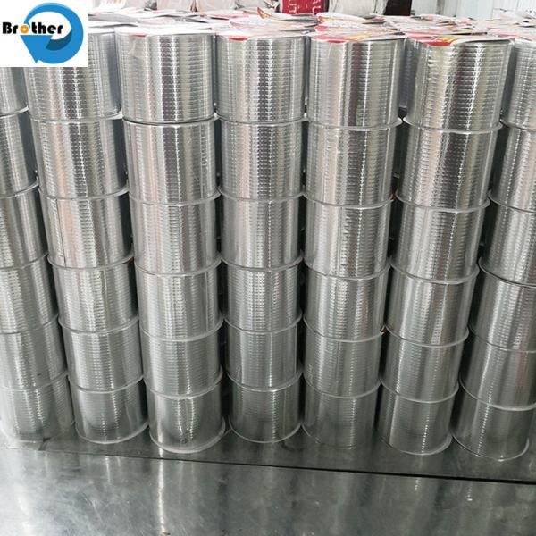 Waterproof Self Adhesive Butyl Rubber Tape, Super Sticky Aluminum Foil Butyl Tape