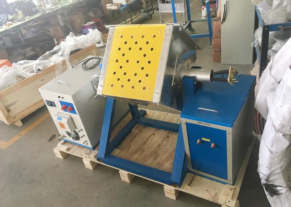 Equipamento 110kw do endurecimento de indução que derrete o manual de Frunace que inclina para o cobre 150kg