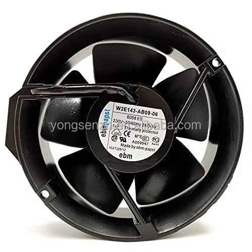 High Temperature Resistant Inverter Cooling Fan Ebm-papst W2E143-AB09-06 172*51mm 230V 24/30W Axial Fan