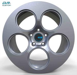 One Piece Hyper Silver 5x112 18 Inch Rims Polished Aluminum Wheels