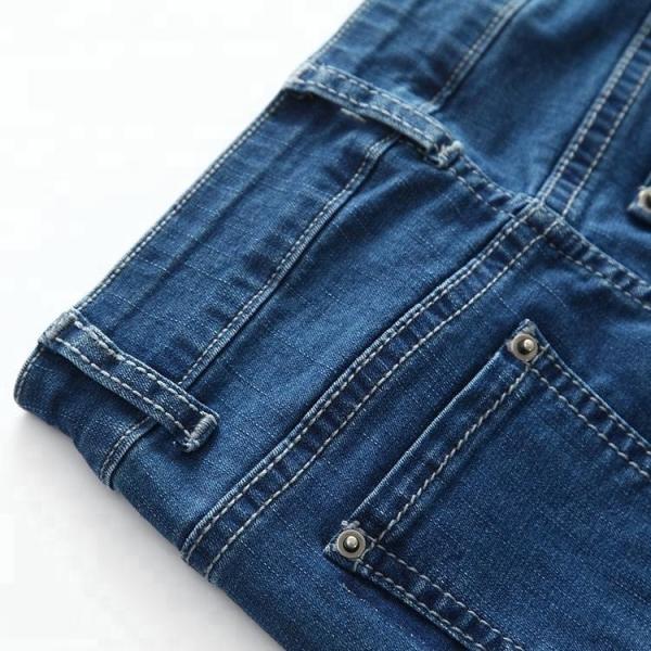 Custom Kids Denim Clothes Jeans Pant Adjustable Waist Zip Around With Printed Belt