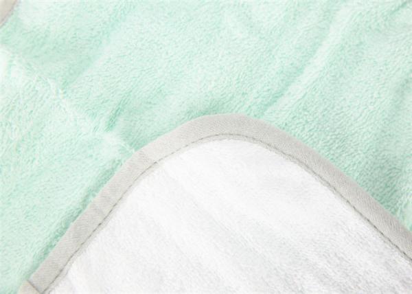 White / Green Mint Baby Bath Washcloths Hand Face Towel Fade Resistant