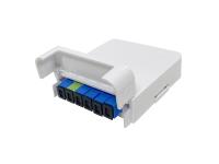 Boîte de finition de fibre optique ISO Splitter Module Boîte de cassette 1*5 Mini PLC Splitter Box