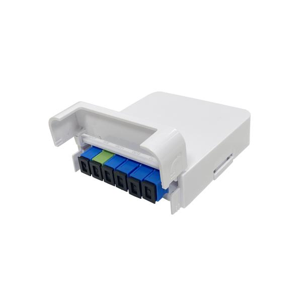ISO Fiber Optic Termination Box Splitter Module Cassette Box 1*5 Mini PLC Splitter Box (Кассетная коробка для разделения оптических волокон)