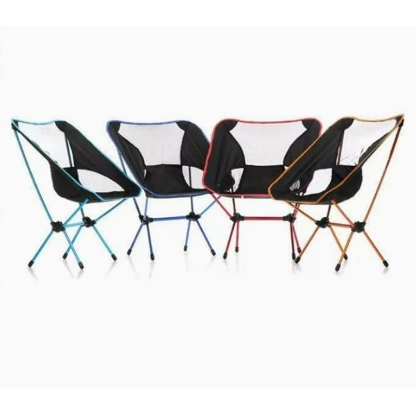 Aluminum 56 X 52cm Folding Adjustable Garden Chairs Folding Fishing Chair With Adjustable Legs