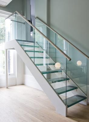 Manche en verre / acier inoxydable moderne et robuste, facile à entretenir