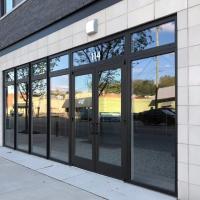 Porte vitrée de magasin personnalisée Commercial Vitre trempé