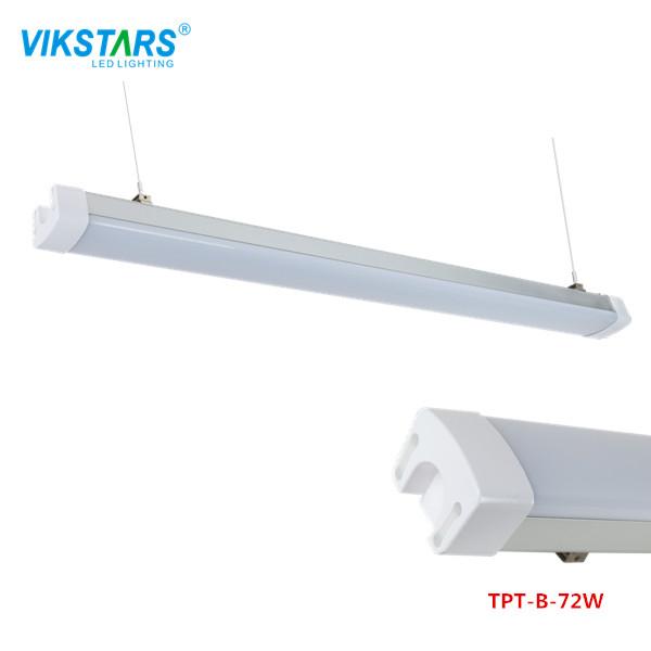 IP65 36w 72w Tri Proof LED Light Fixture With Grey Housing Color