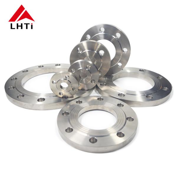 Tratamento de superfície polida de flange de soldadura de titânio para aplicações industriais certificado ISO