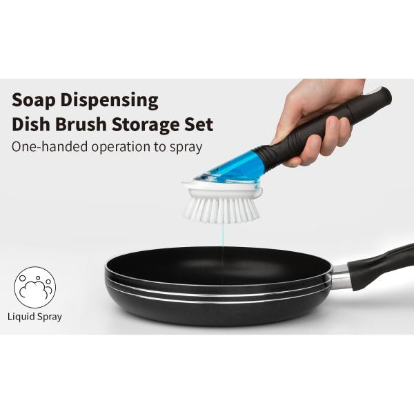 Kitchen Tools Cleaning Brushes Long Handle Brush for Dishwashing and More