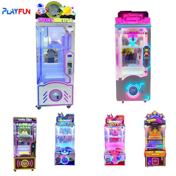 Playfun Nouveau 60 Clips Pièce Opérée Distributeur Clip Roue Clips Chanceux Navette Spatiale Prix Jeux Machine