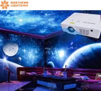 Projector imersivo de 3500 lumens para personalização de moinhos de decoração KTV