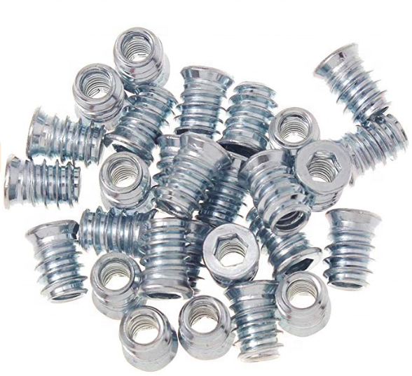 Mail Packing Y Hex Drive Fixing Threaded Insert Wood Furniture Screw Insert Nut