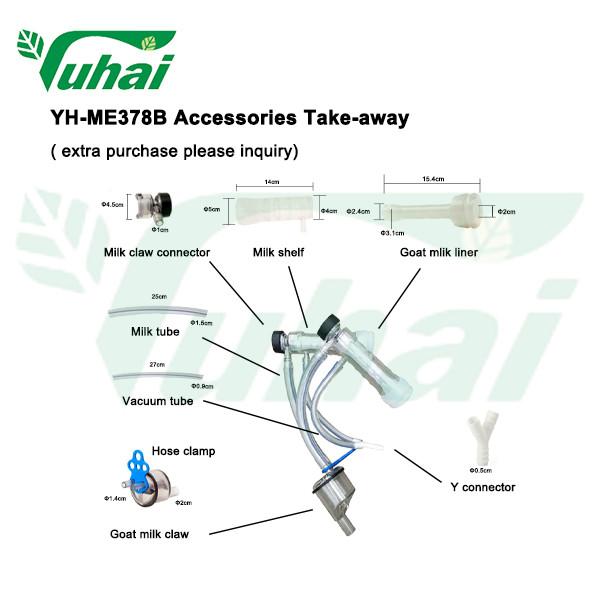 Goat Milking Machine Repair Kit Milking Cup Set Of Milking Cluster For Milking Parlor