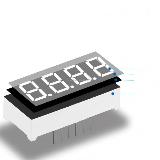 0.8 Inch 4 digit LED Seven Segment Display