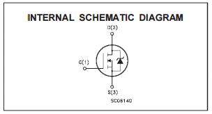 IRFBC30 dual power mosfet Power Mosfet Transistor N-CHANNEL 600V 1.8 ohm TO-220 PowerMESH]II MOSFET