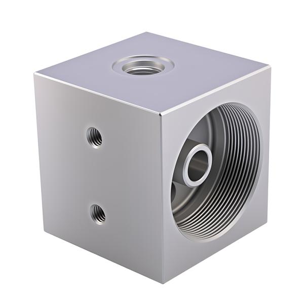 Bloque de manifold hidráulico CNC de precisión para perforación en alta mar