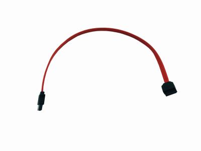 109 SATA Cable 7P/1.27-90° 7P/1.27 250mm Solid State Disk Serial Cable 90° Codo Ambas as extremidades do conector com fechadura
