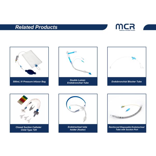 Closed Suction Catheter Tracheotomy Tube With Automatic Flushing 72H