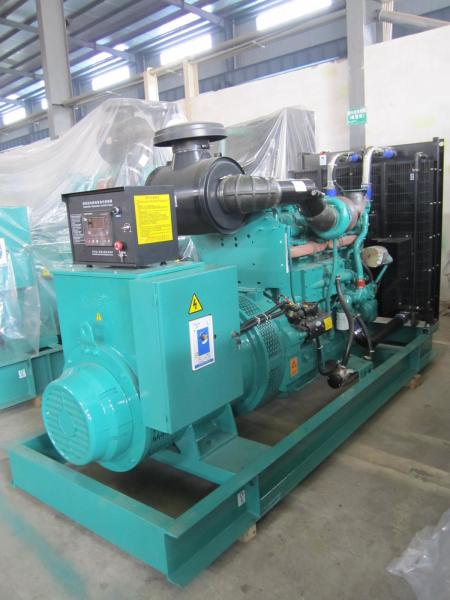 3 Phase 4 Wire Open Diesel Generator  400KW / 500KVA Cummins KTA19-G3A