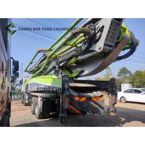 Zoomlion ZLJ5440THBBF 56X-6 RZ Mercedes Benz Used Concrete Pump Truck Four Axle 56M