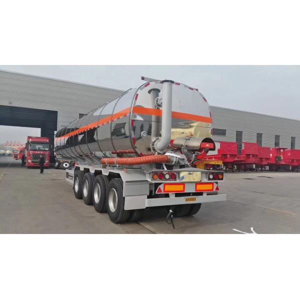 40000L 4 Axle Carbon Steel Bitumen Tanker Semi Trailer