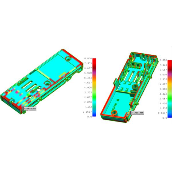 Hot Runner Two Shot Injection Molding SG1643 till SG1647 Electronic Cover PC Material