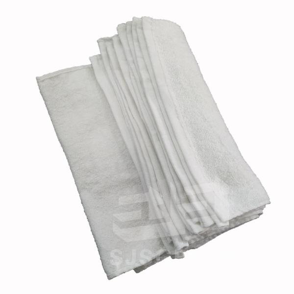 Manual Cut Industrial Cleaning White Bath Towel Rags Cotton Textile Waste Wiping Rags