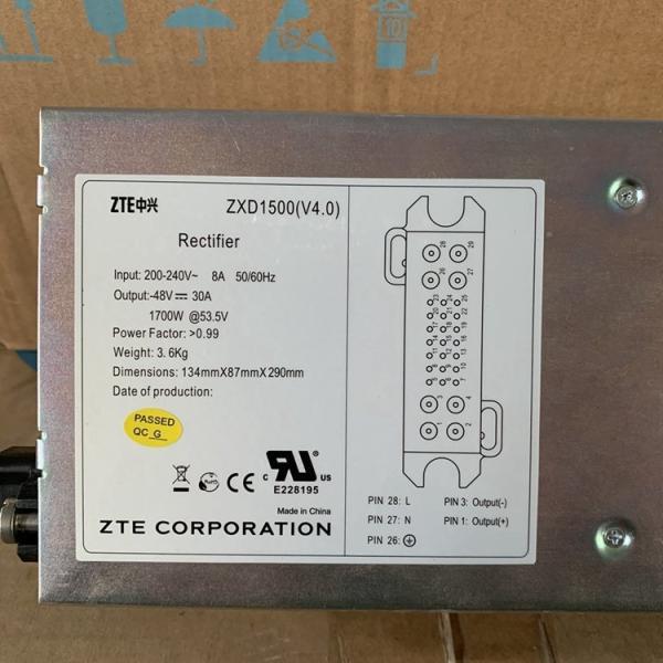 ZTE 48V 48/1500w ZXD1500v4.0 48v 3000w 48v 220v ACから48v DC直直電モジュール