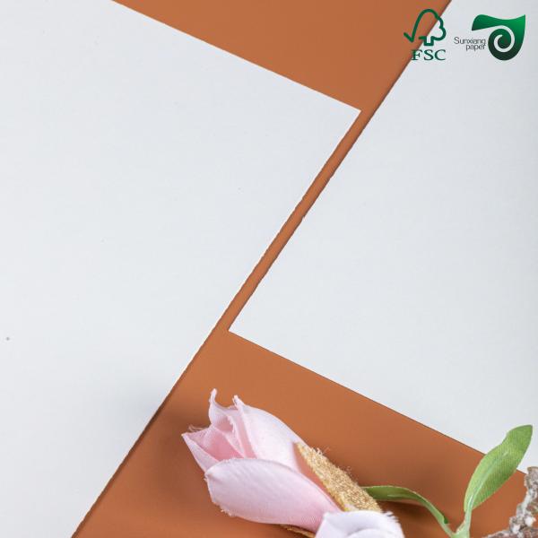 FSC Double Sided Uncoated Paper Natural White 600um 900um For Beer Pads