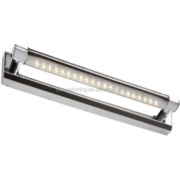 Stainless Steel 5W 7W IP44 LED Mirror Light for Bathroom Working Time hours 20000 CRI Ra 68