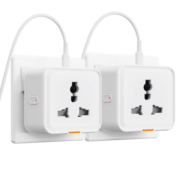 Tuya Smart Home Plug: Universal Type-C 16A WiFi RF433 Travel Adapter Socket with