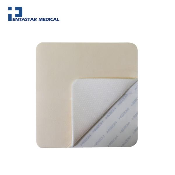 adhesive waterproof burn wound care silicone wound foam dressing with border adhesive foam silicone 4x4