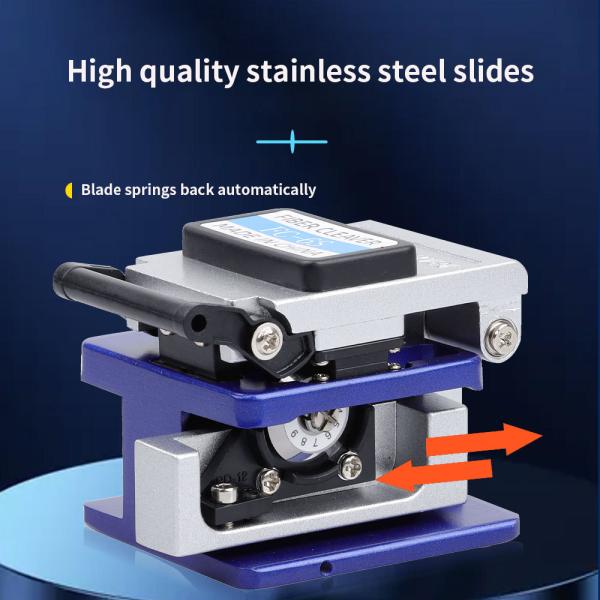 Cold Connection Fiber Optic Cleaver , FTTH Tool Kit Fiber Optic Cable Cleaver