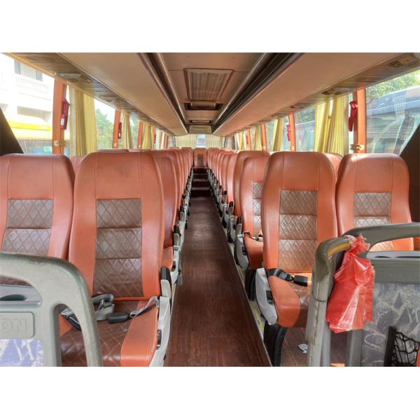 Золотой дракон Подержанный туристический автобус 55 мест 12м подержанный автобус дизельный евро 3 подержанный роскошный автобус для Китая