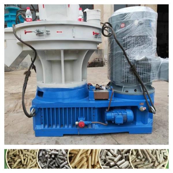 6mm-12mm Wood Pellet Production Line 1-1.5ton/H Vertical Ring Die Pellet Mill
