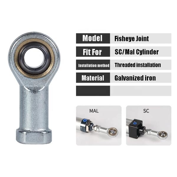 Stainless Steel Fisheye Joint Rod Ends Bearings Connecting Rod Universal Joints