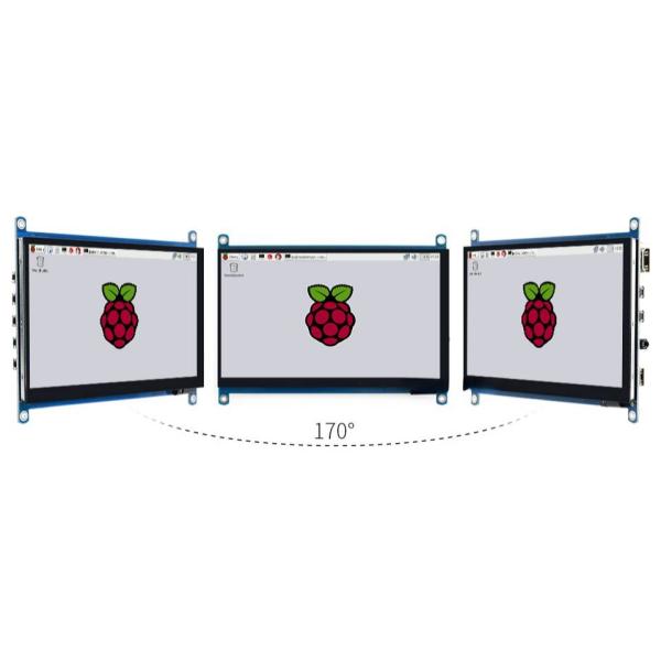 1024x600 HDMI TFT LCD Display 7 Inch 16.7M Capacitive Touch Screen