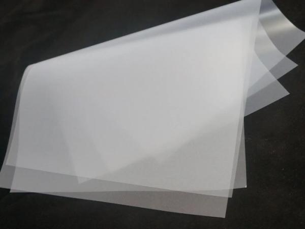 1.26 g/cm3 Transpartent PVC Coated Overlay , PVC Glue Overlay For Sheet Lamination