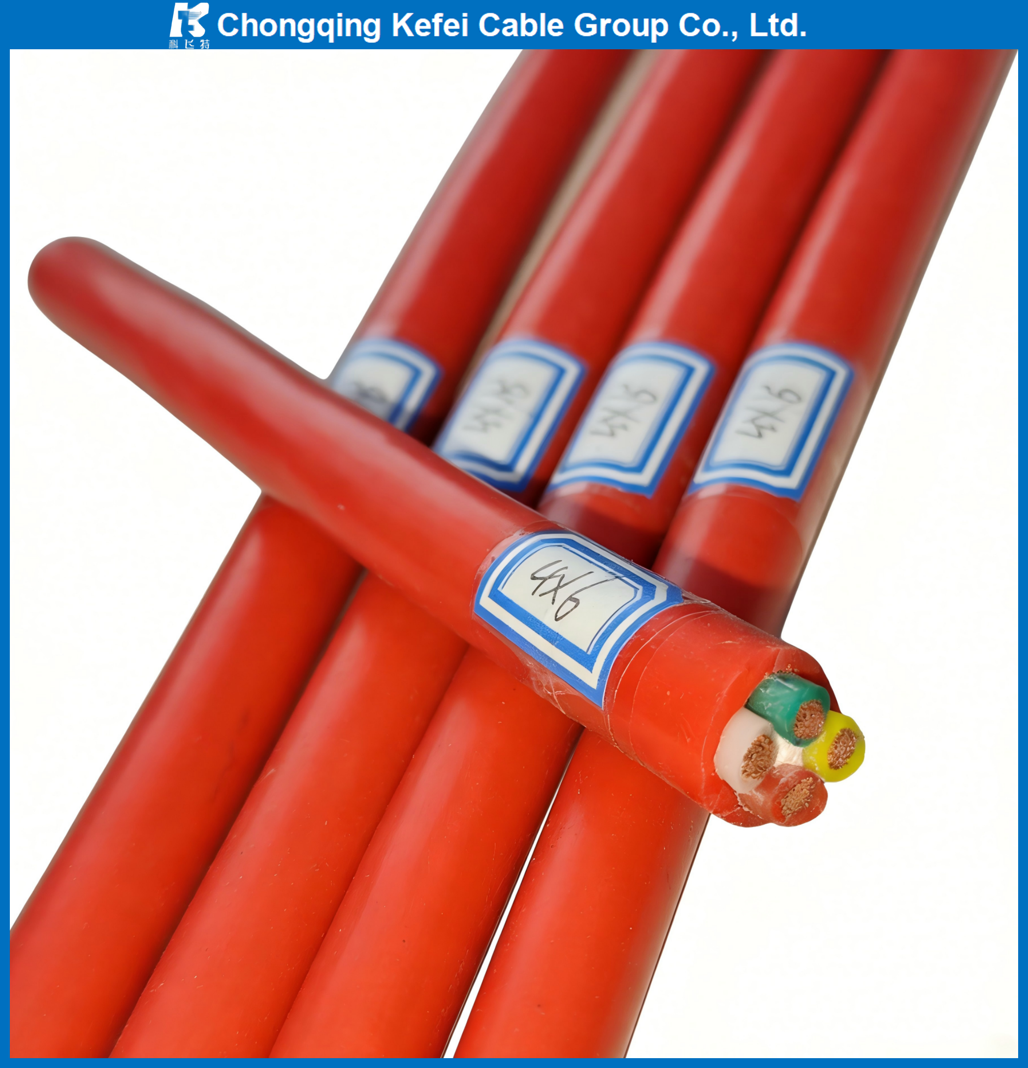 High Temperature Resistant Ultra Soft Silicone Rubber Cable with Customized Size for Industrial Applications