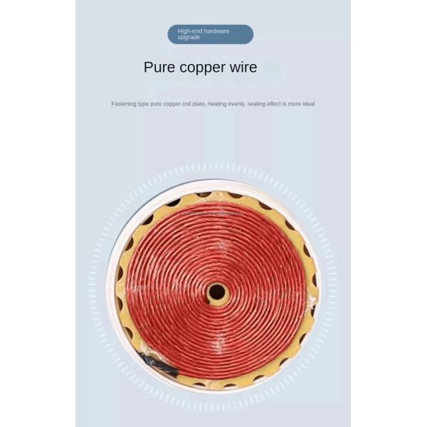 Máquina de sellado de papel de aluminio con tapa de inducción portátil 20-85mm 34*29*15mm Tamaño