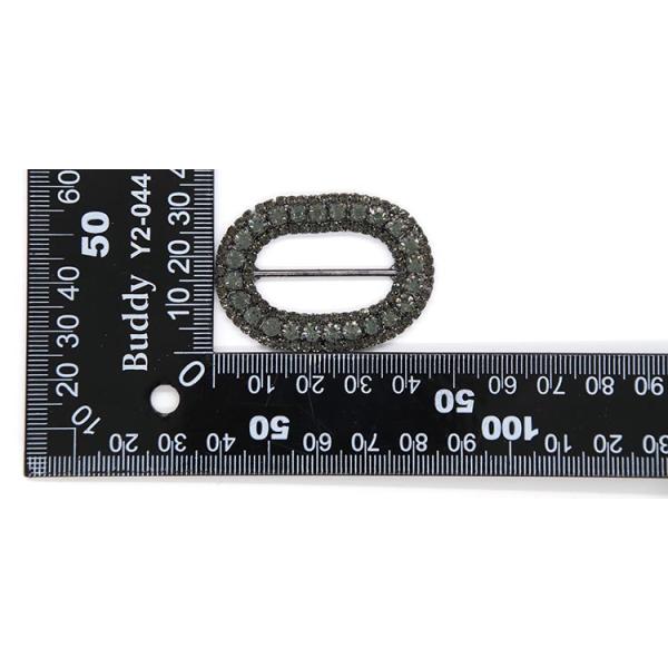 Crystal Metal Pin Shoes Decoration Accessories 45mm*33mm Fashion Style