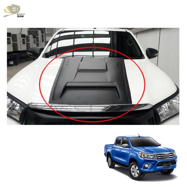 Dark Smoke Plastic Bonnet Protector , 2.5kg Car Bonnet Scoop