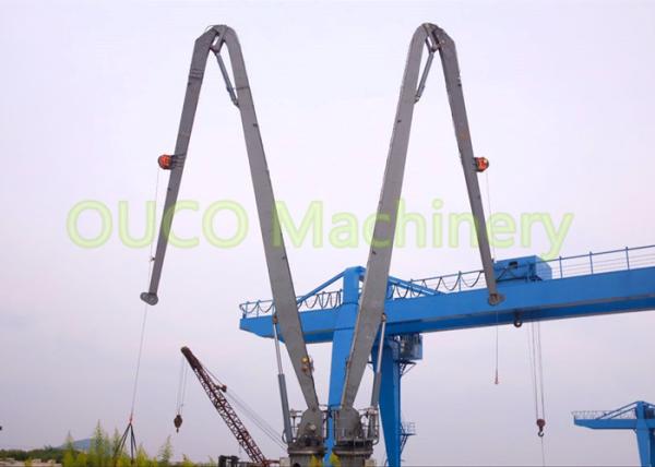3T20M Knuckle Boom Marine Deck Crane For Sea Port