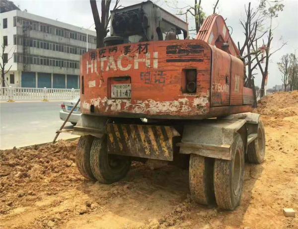 high quality hitachi wheel excavator ex60-2/ex60w-1 wheel excavator for sale/cheap wheel excavator
