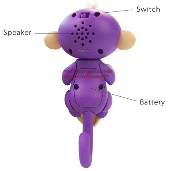 Full Function Fingerlings Interactive Baby Monkeys Toy Smart Fingers Llings Smart Induction Toys Christmas Gift Toy