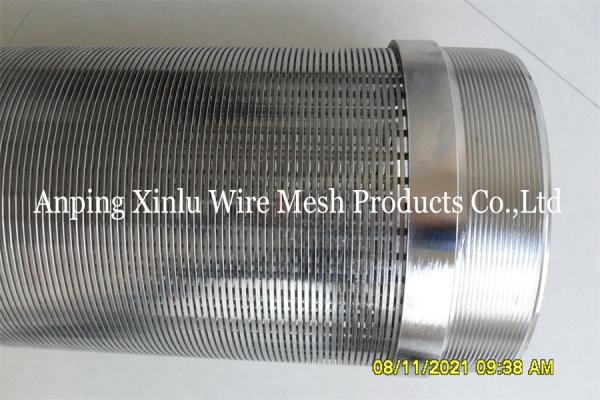 Slot 30 Stainless Steel Johnson Water Wire Screen For 200m Deep Tube Well